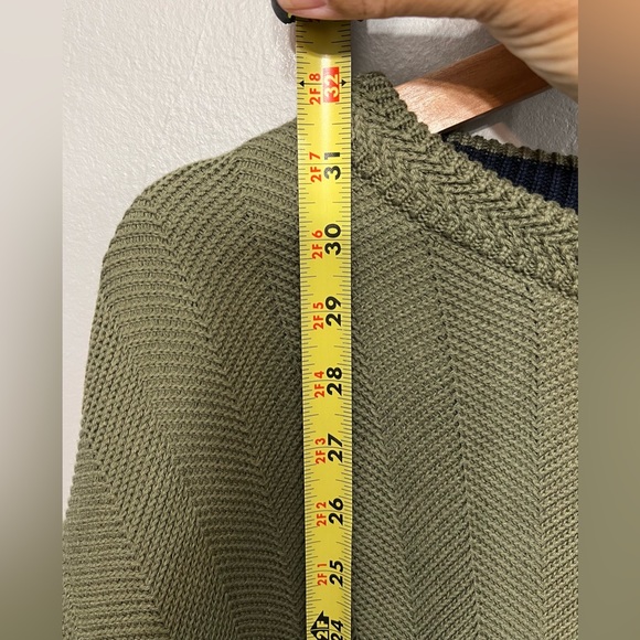 Ralph Lauren Chaps Men’s Army Green Color Sweater Size XXL - Picture 5 of 7